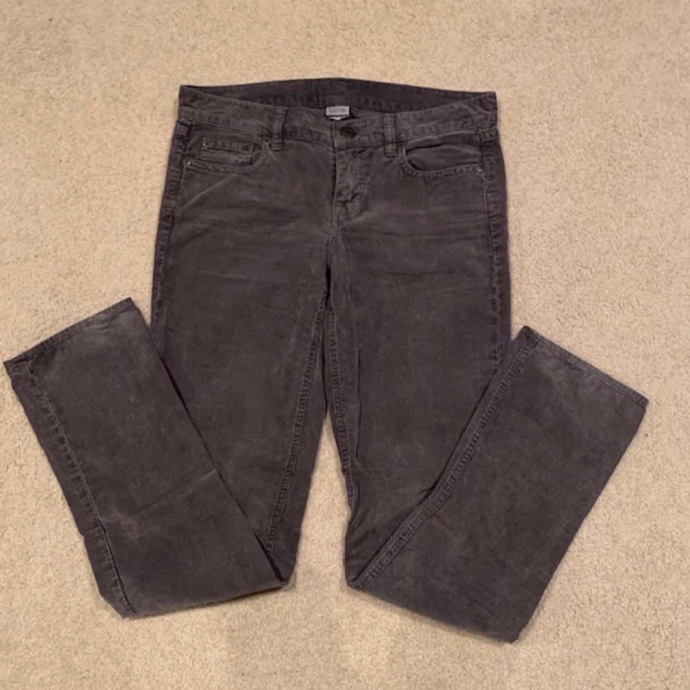 J.Crew Vintage Matchstick Cords, Dark Grey Shadow